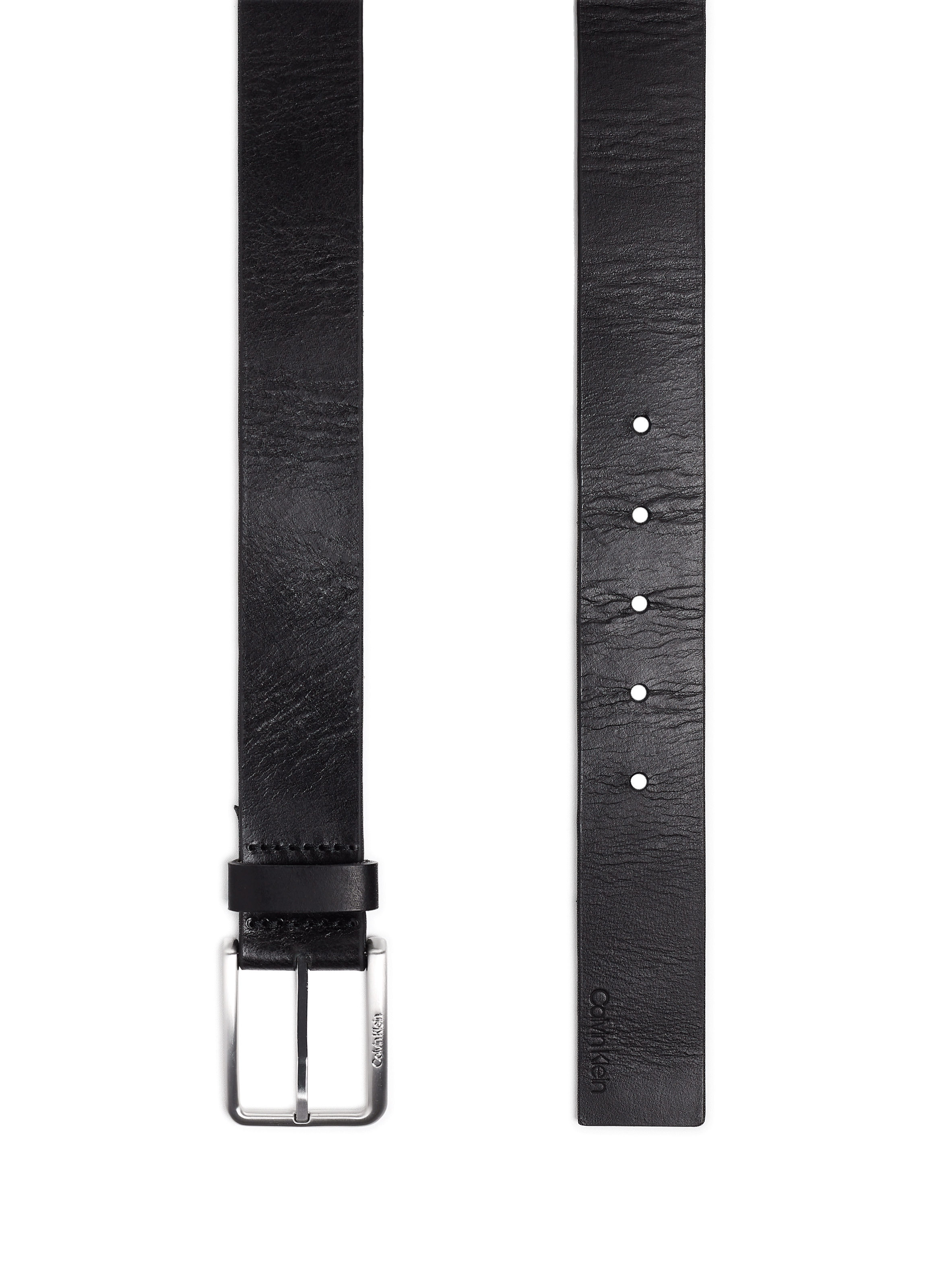 Leather belt CALVIN KLEIN Black