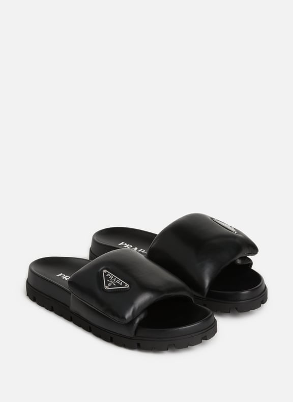 CLAQUETTE EN CUIR - PRADA pour FEMME CLAQUETTE EN CUIR - PRADA pour FEMME