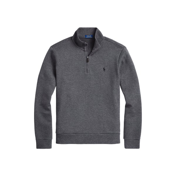 Pull col zippé en coton