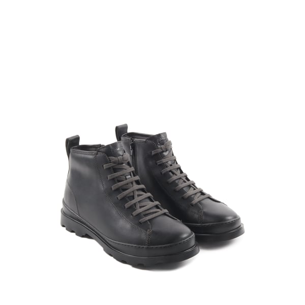 Bottines à lacets en cuir