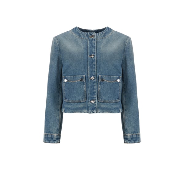 Givenchy Denim Jacket In Blue