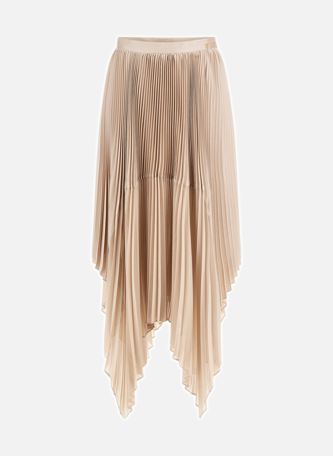 GUESS asymmetrical pleated skirt