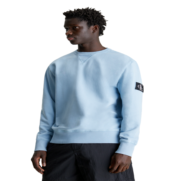 Calvin Klein Cotton Sweatshirt In Blue