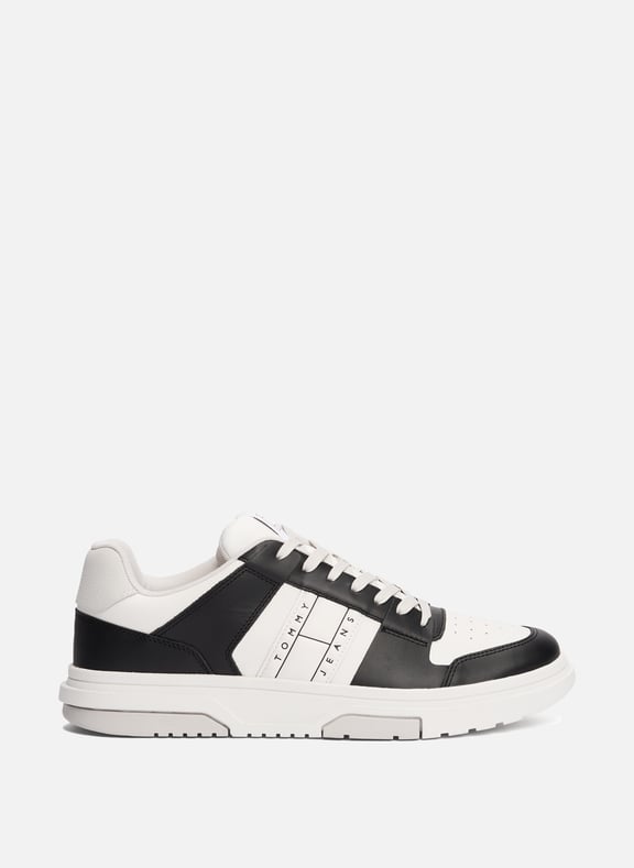 Leather sneakers Black by TOMMY HILFIGER TOMMY HILFIGER Leather sneakers Black