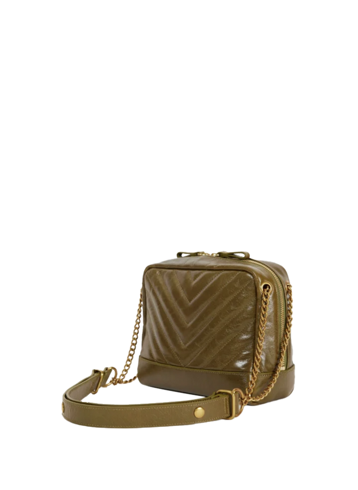 Rio leather bag NAT & NIN Green