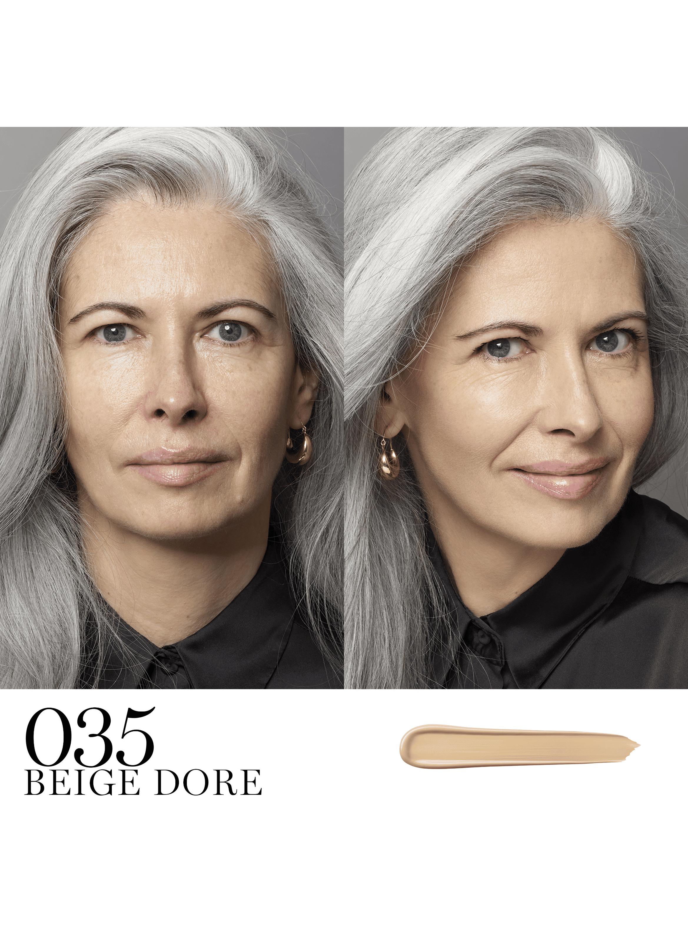 Teint Idôle Correcteur et Fond de Teint 2 en 1 - Tenue & Hydratation 24h 035 beige doré