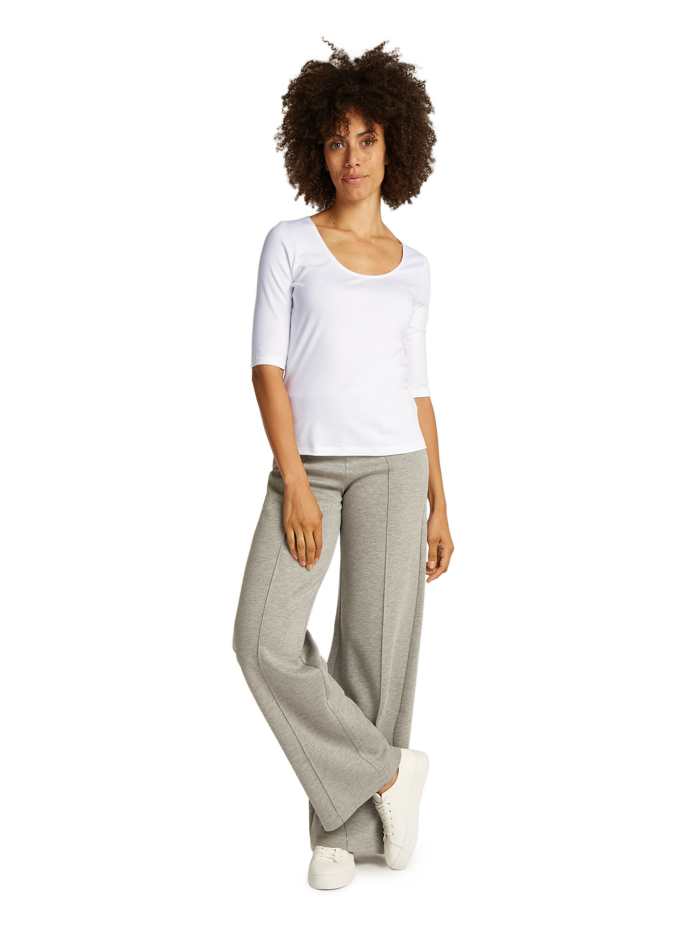 T-shirt en coton CALVIN KLEIN Blanc