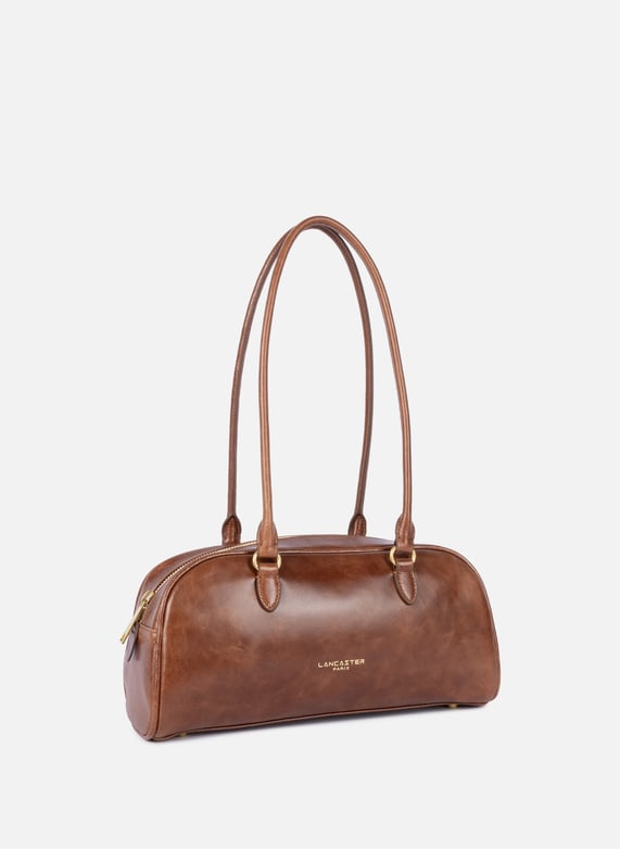 Bowling bag - Rétro Bow | Brown by LANCASTER Bowling bag - Rétro Bow Brown