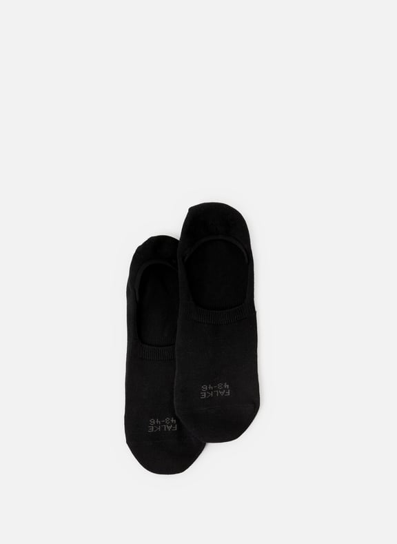 Chaussettes basses invisible en coton Noir by FALKE FALKE Chaussettes basses invisible en coton Noir