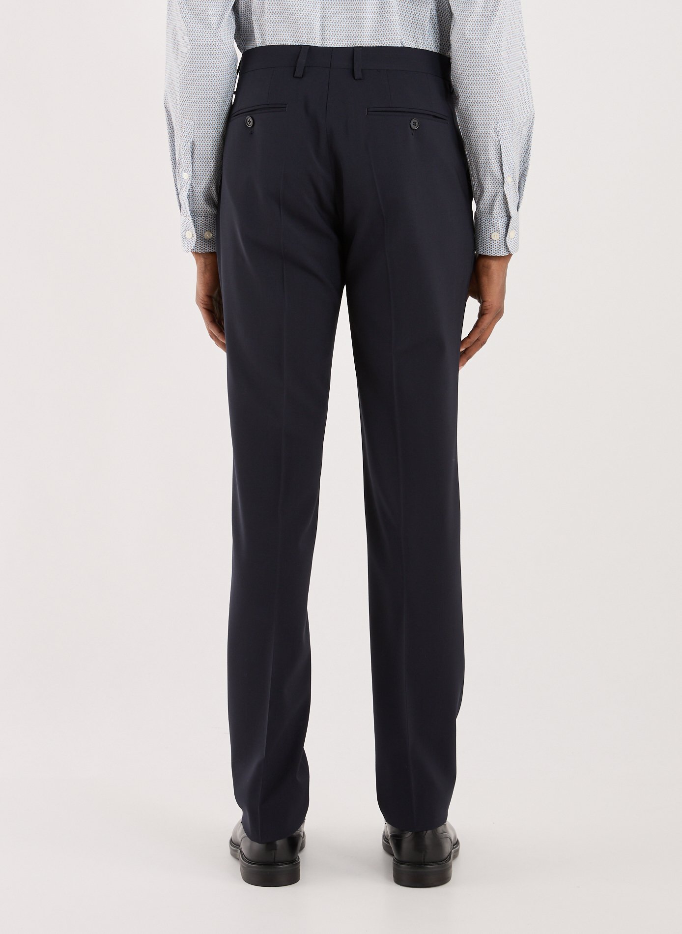 Bedford slim-fit cotton trousers AU PRINTEMPS PARIS Blue