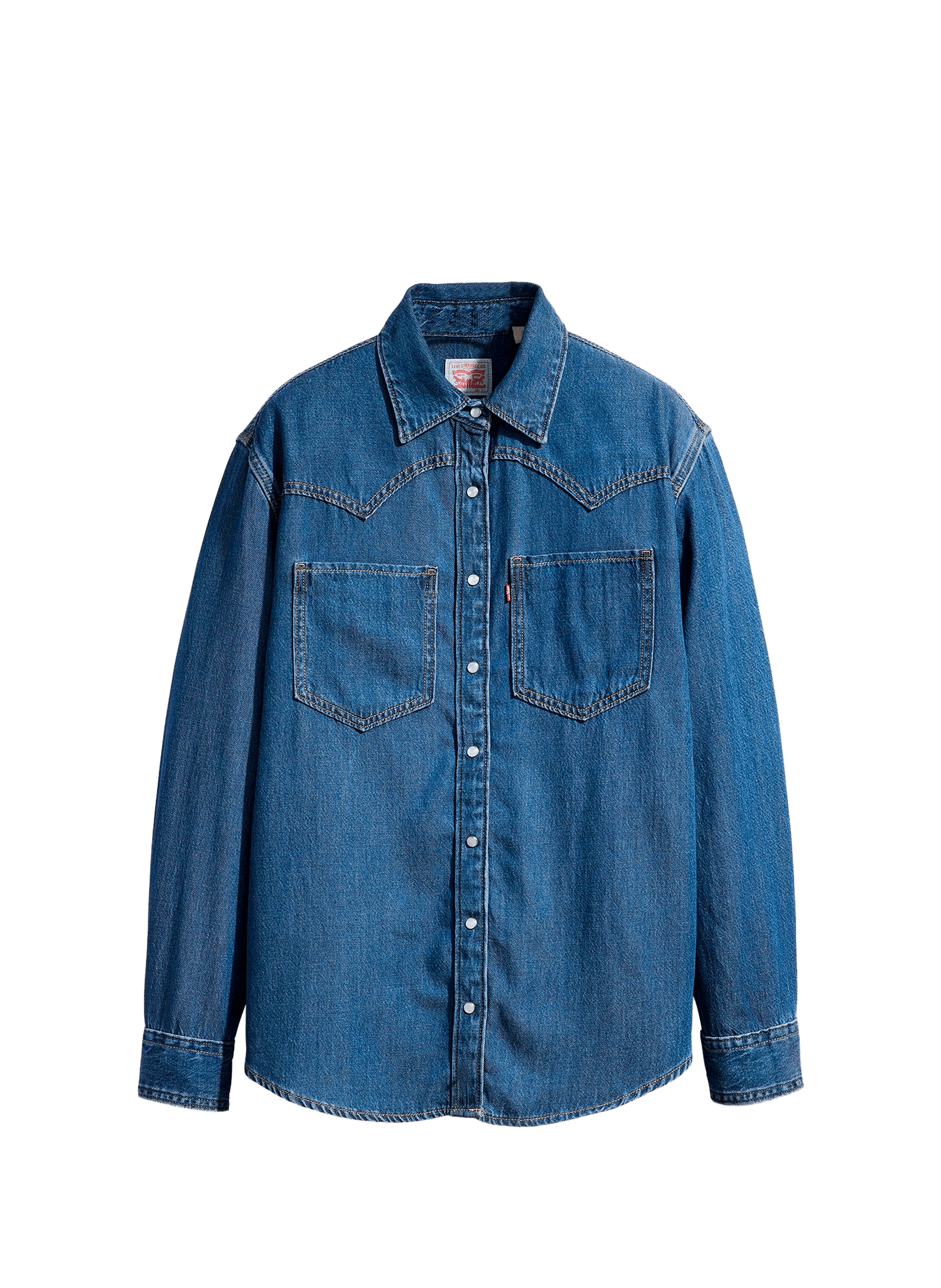 Bleached denim Shirt LEVI'S Blue