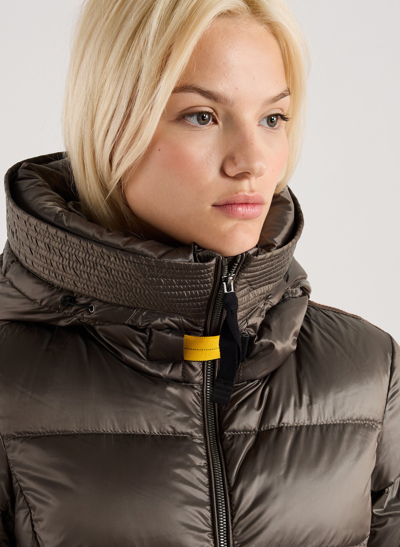 Doudoune mi-longue à capuche Marion PARAJUMPERS Gris