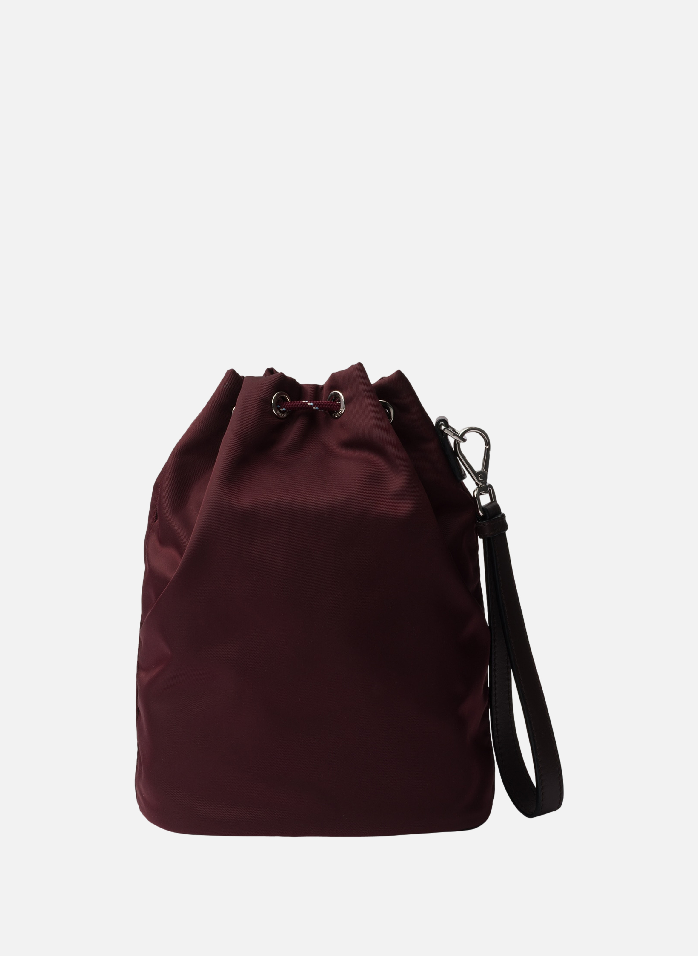 Pochette prada speedrock en re-nylon et cuir PRADA Rouge