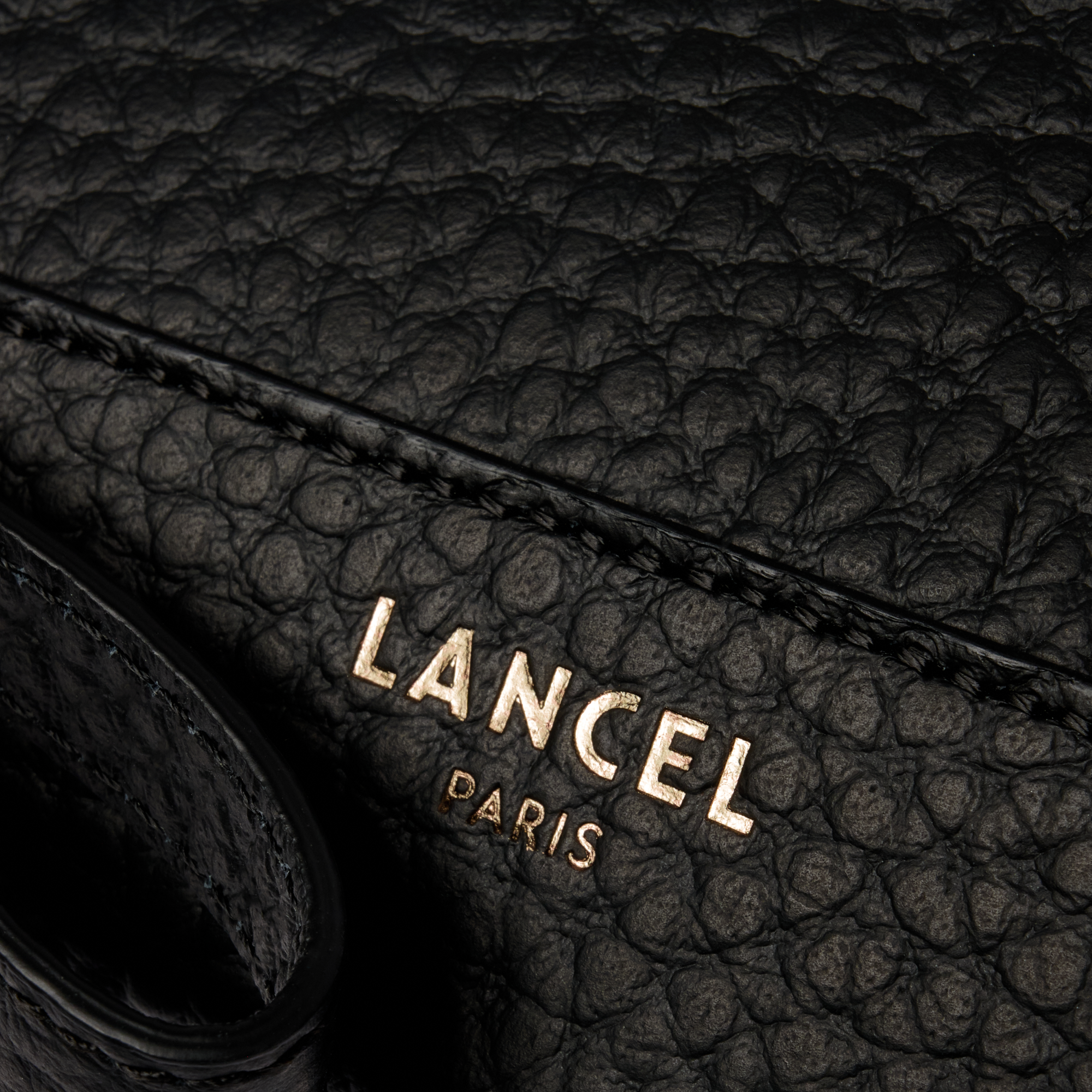 Pochette zippée s milo de lancel en cuir LANCEL Noir