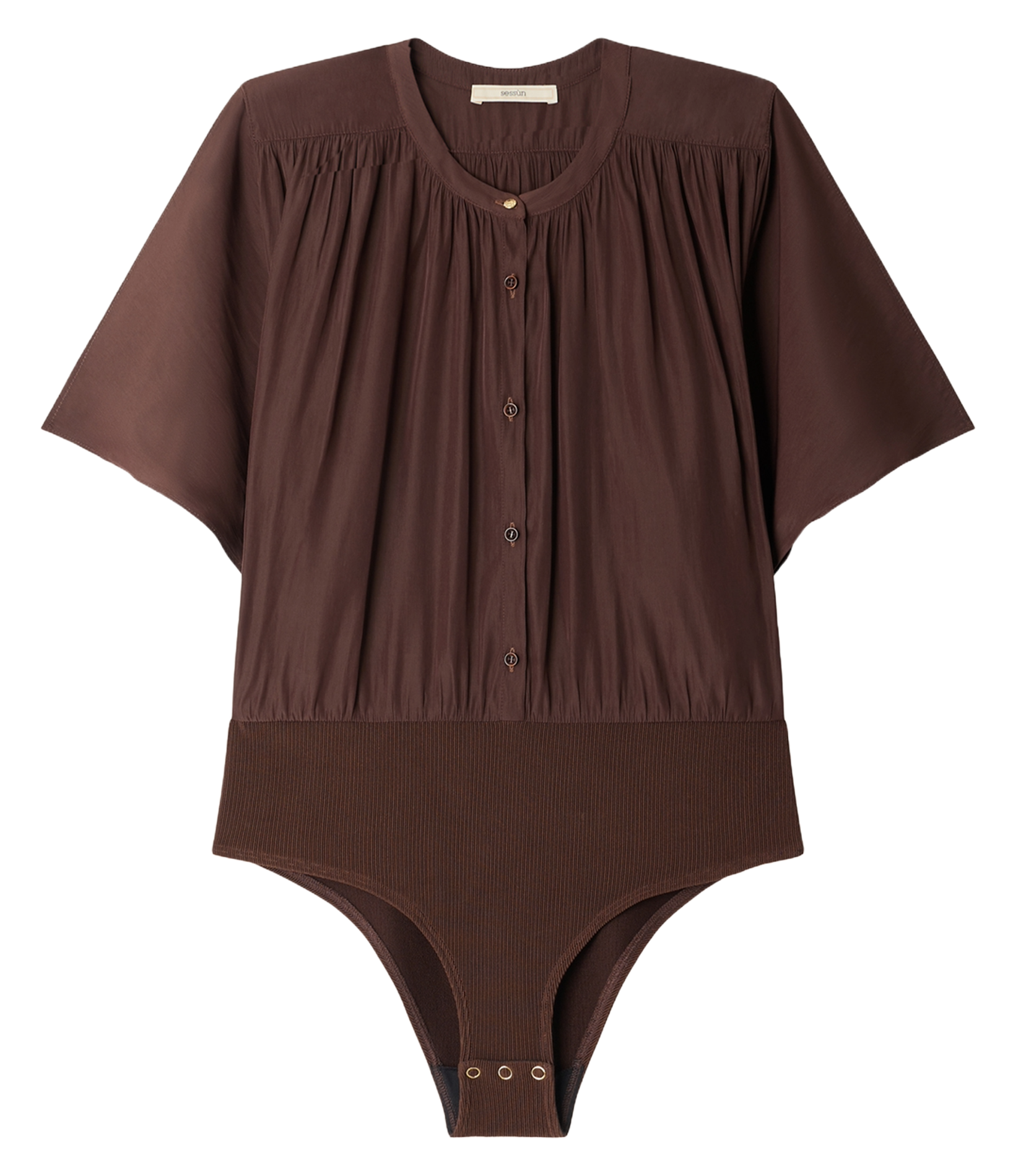 Body droit col rond boogie SESSUN Marron