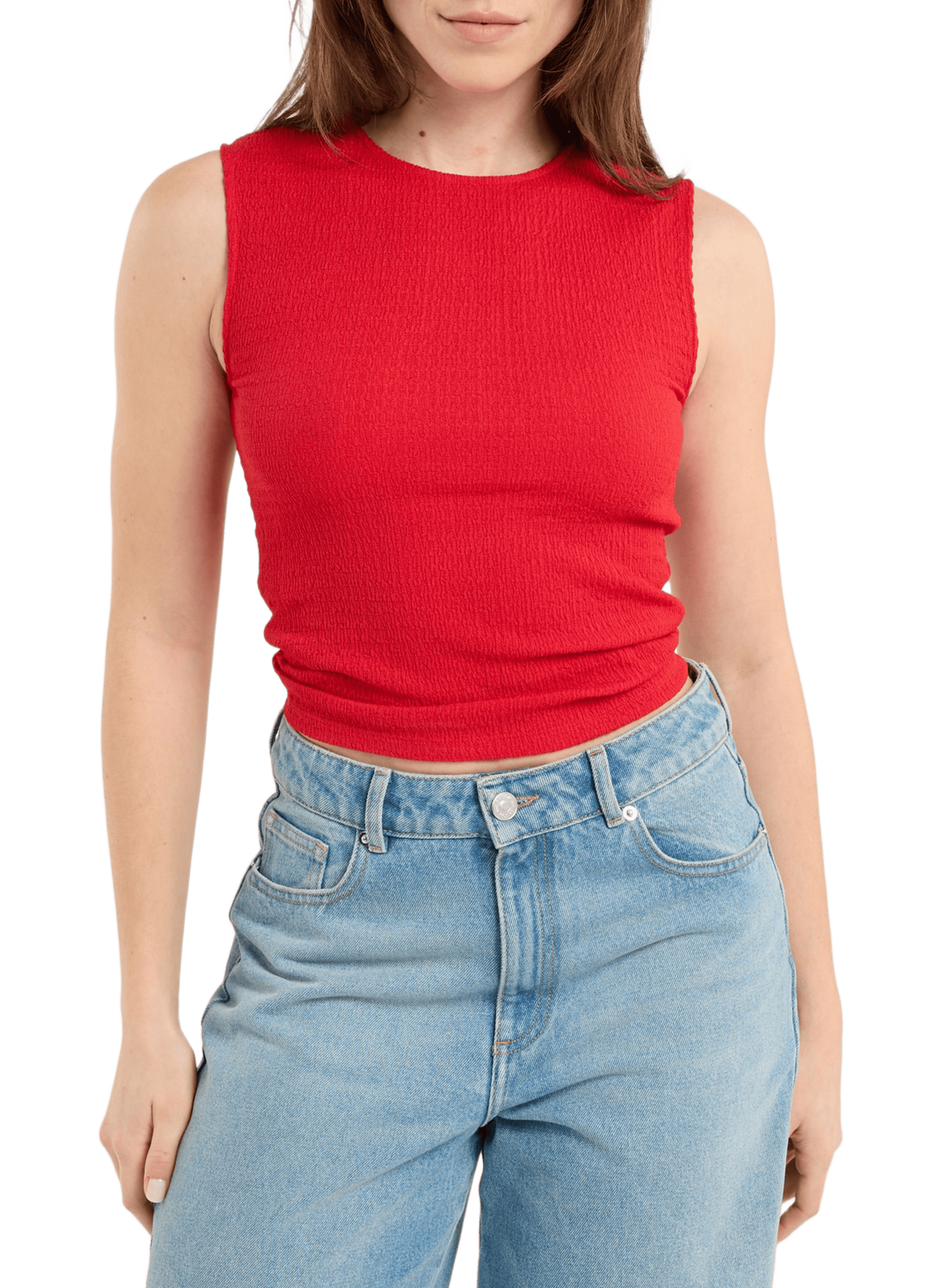 Débardeur smock Ajo SAISON 1865 Rouge