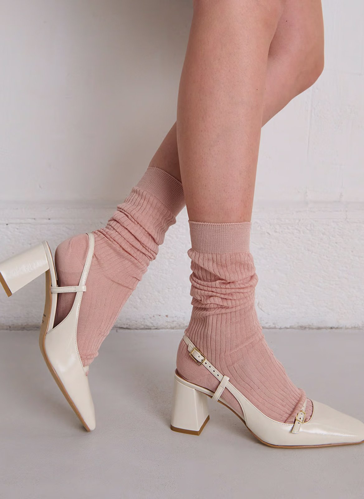 Escarpins en cuir dadelle JONAK Blanc