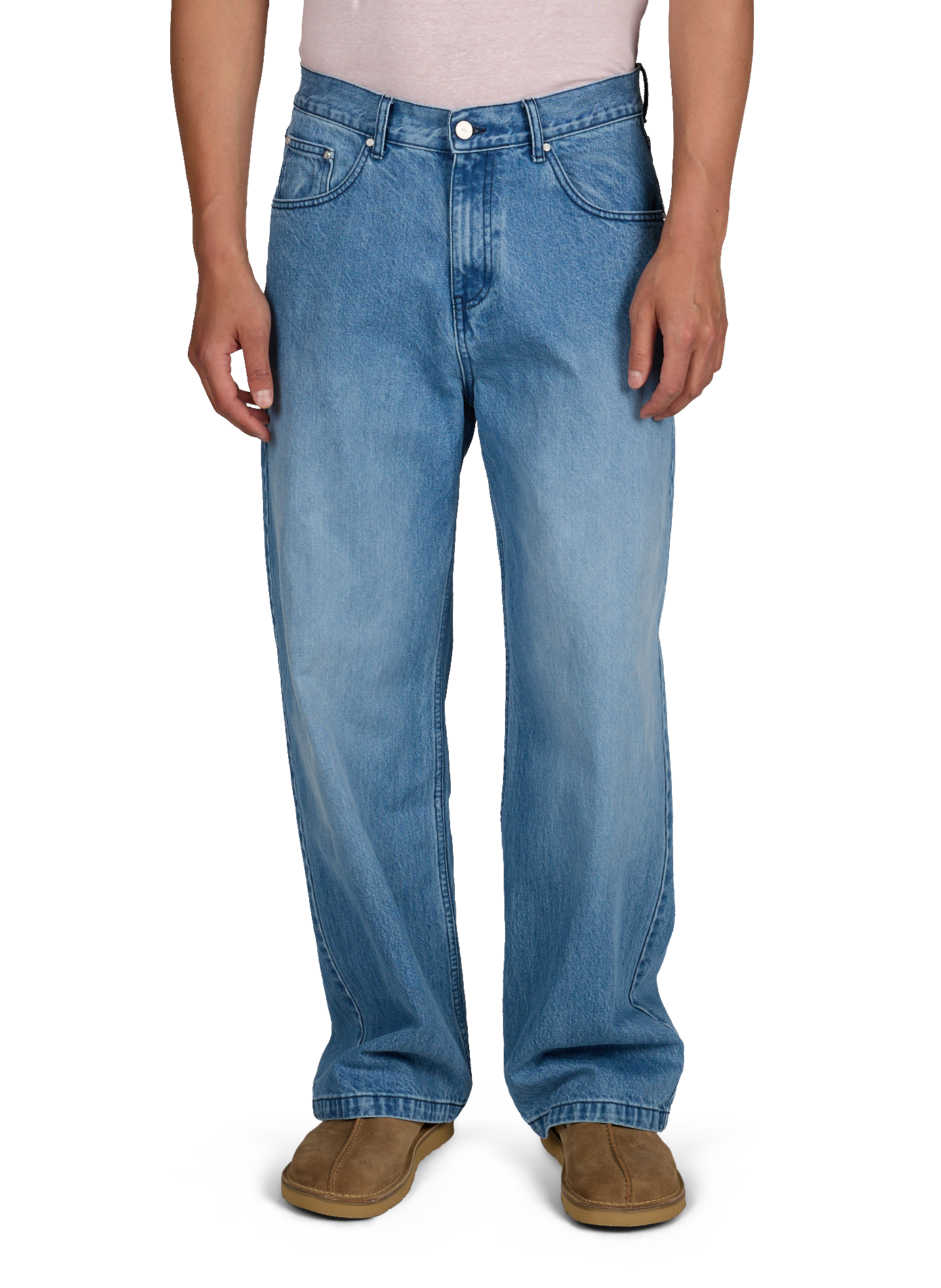 Jean large taille haute en coton ARTE ANTWERP Bleu