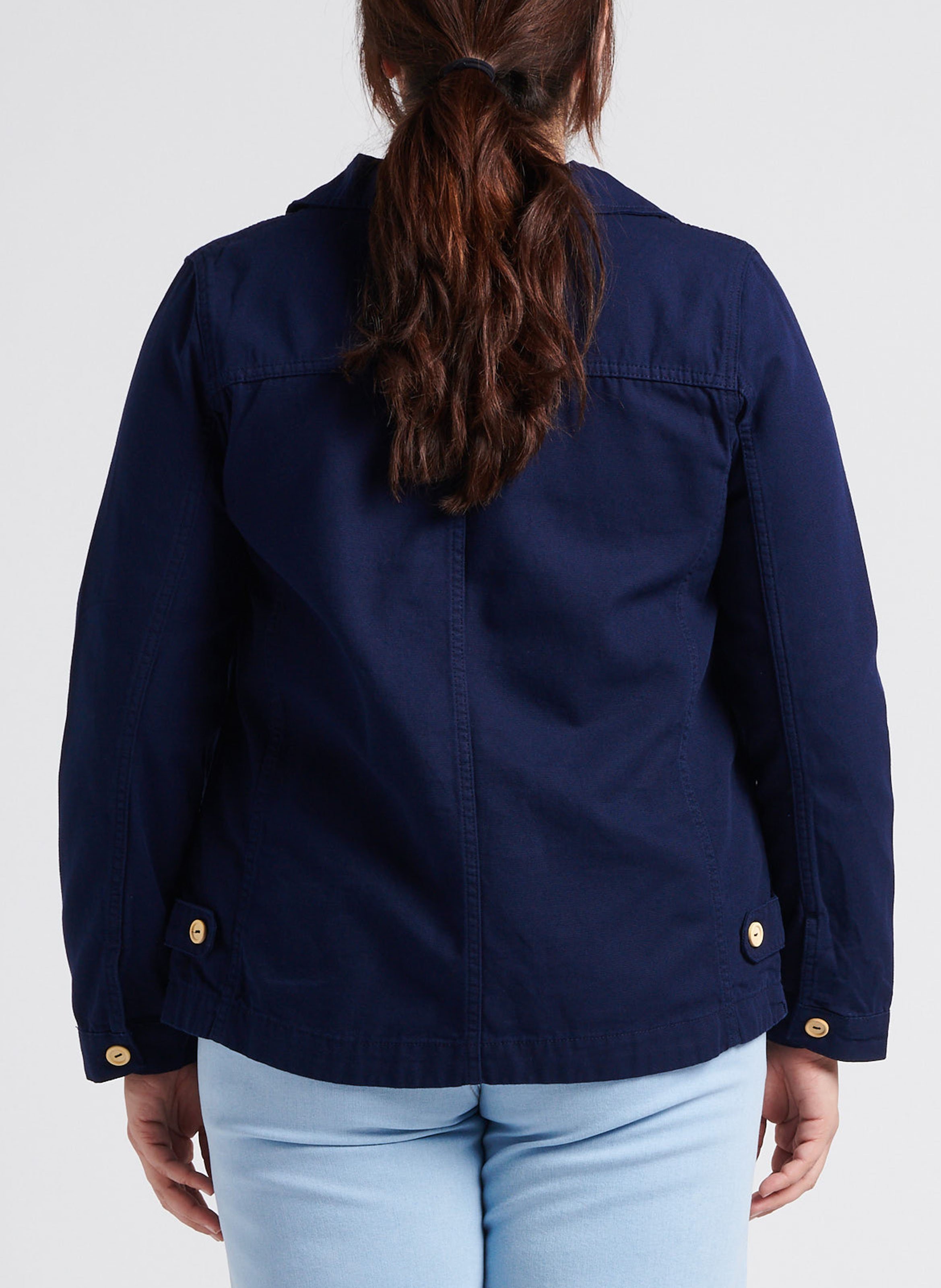 Veste pêcheur droite en coton ARMOR-LUX Bleu