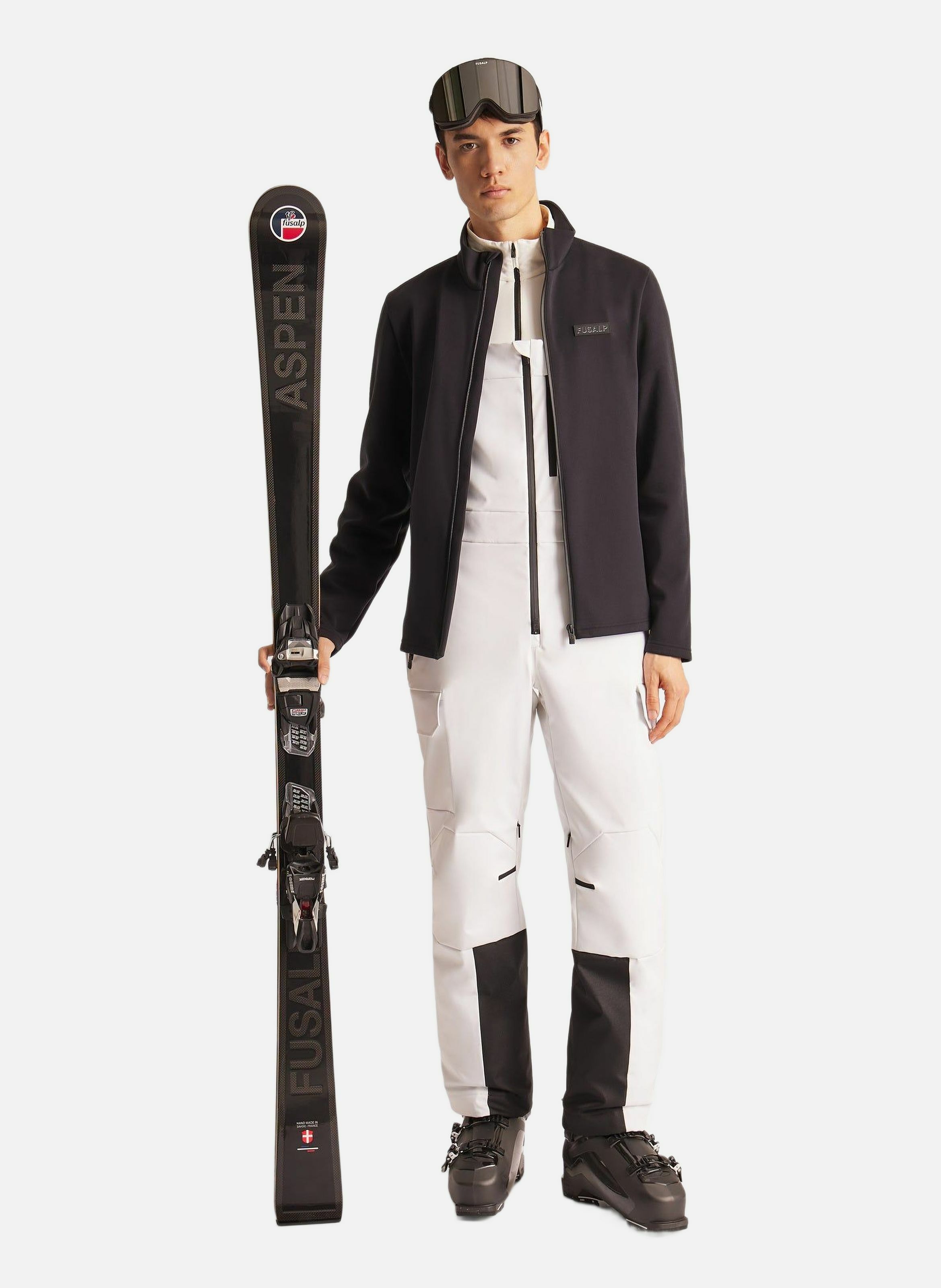 Veste légère amir col montant coupe regular FUSALP Noir