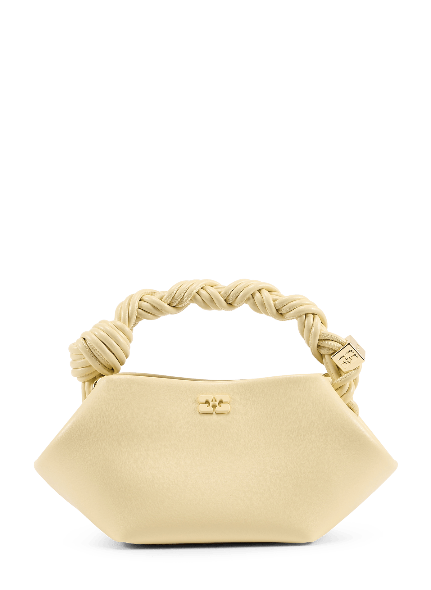 Sac à main Bou mini en cuir GANNI Jaune