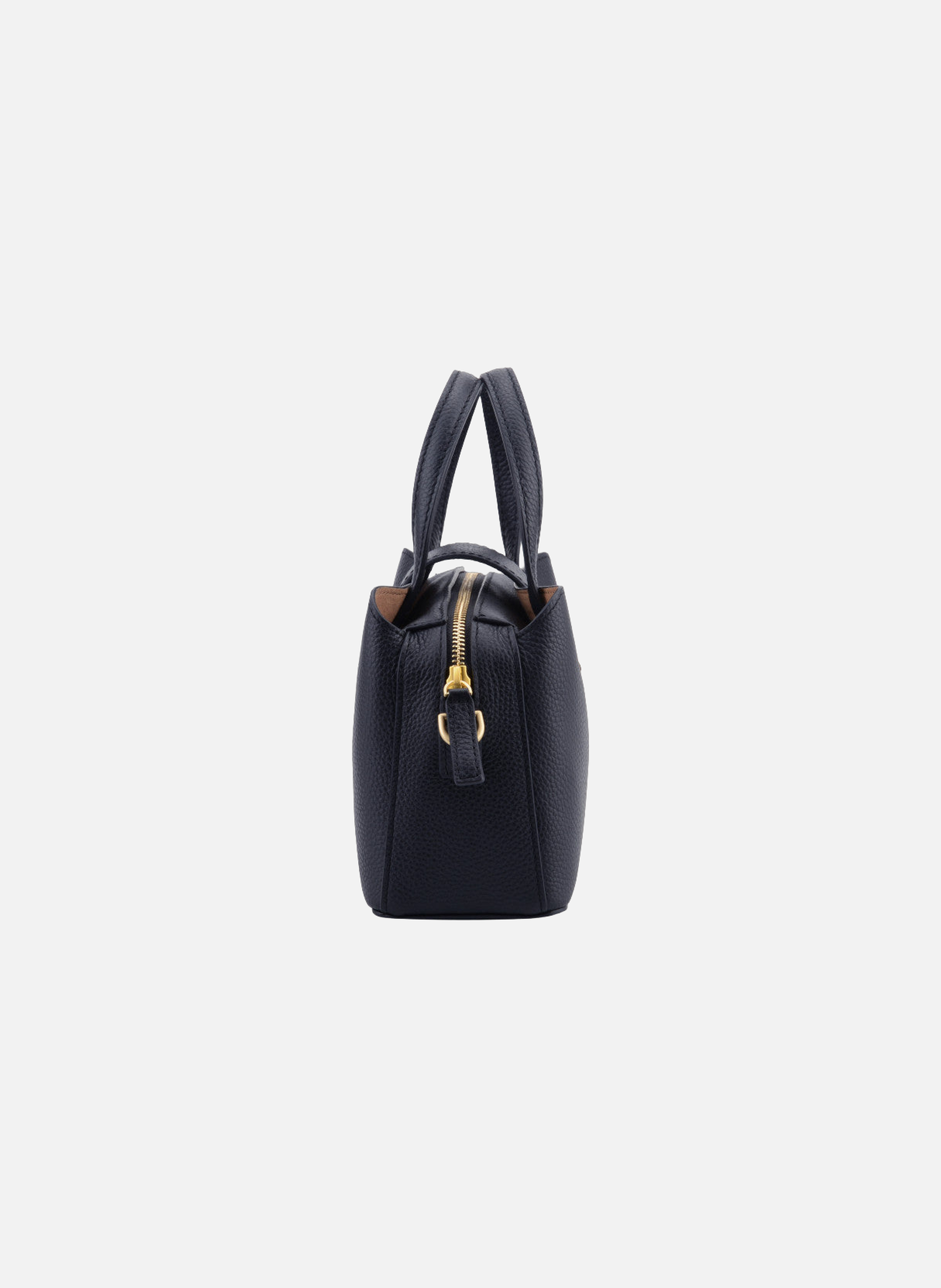 Cavalcade | sac porté épaule mm en cuir de vachette POURCHET Bleu