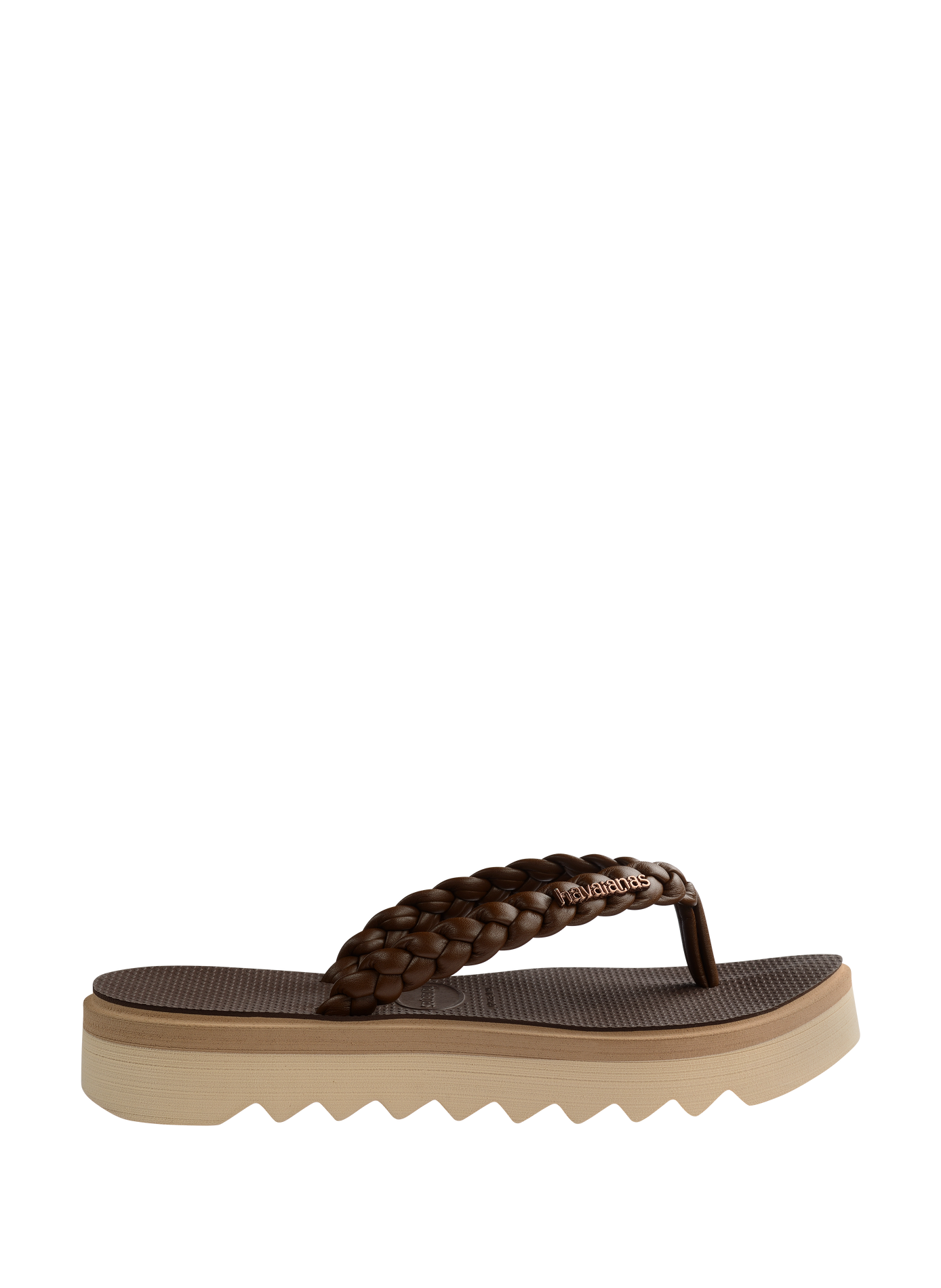 Tongs Slim Point Boho crantées HAVAIANAS Doré