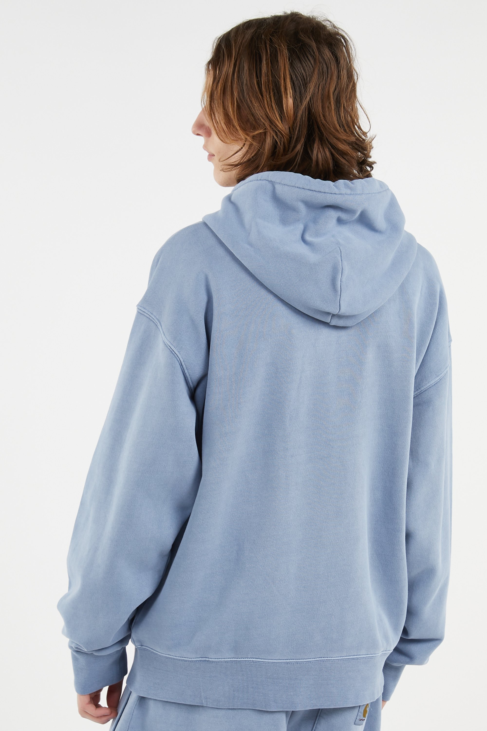 Hoodie zippé hooded nelson CARHARTT WIP Bleu