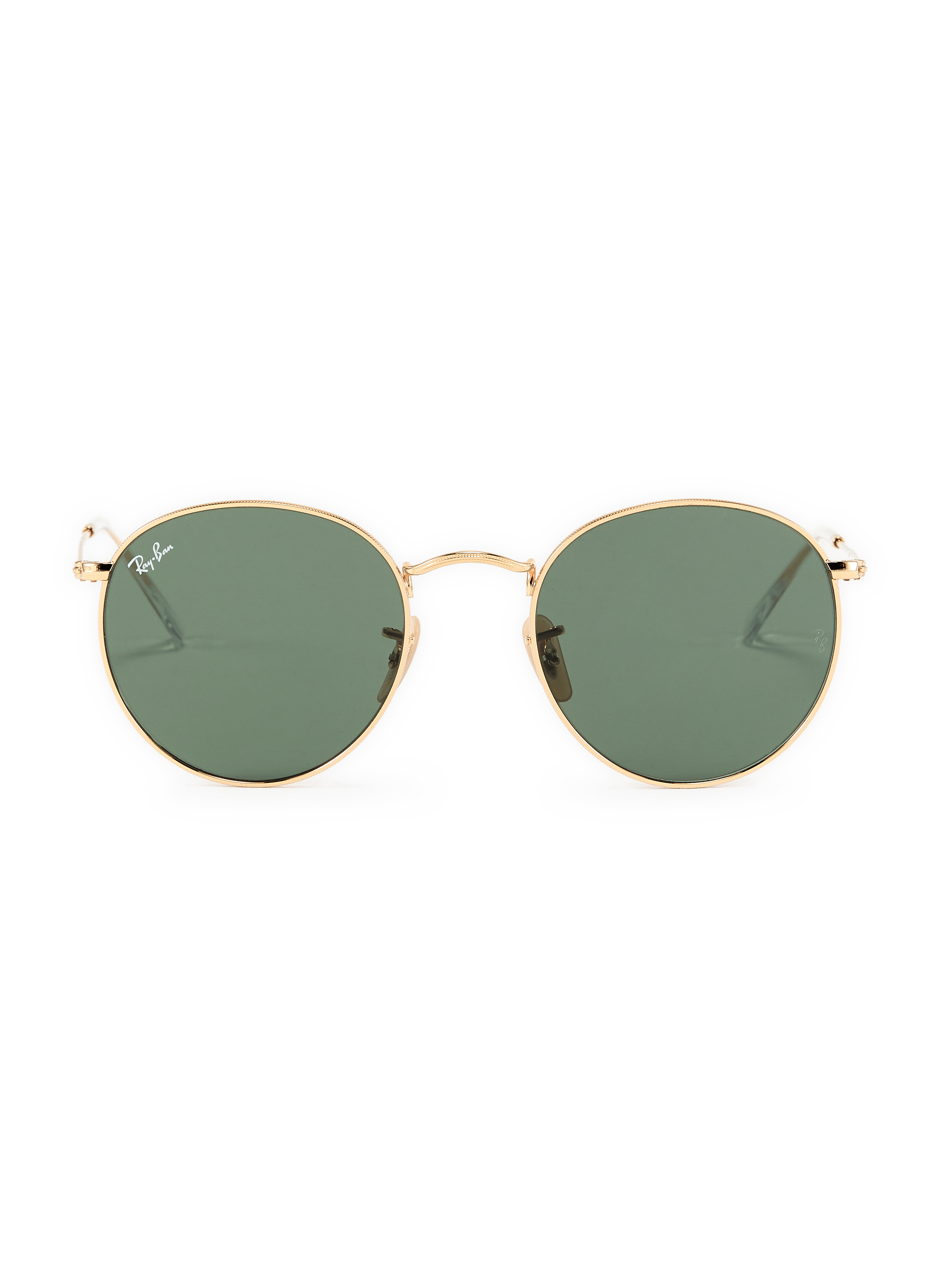 Round Metal Sunglasses RAY-BAN Golden