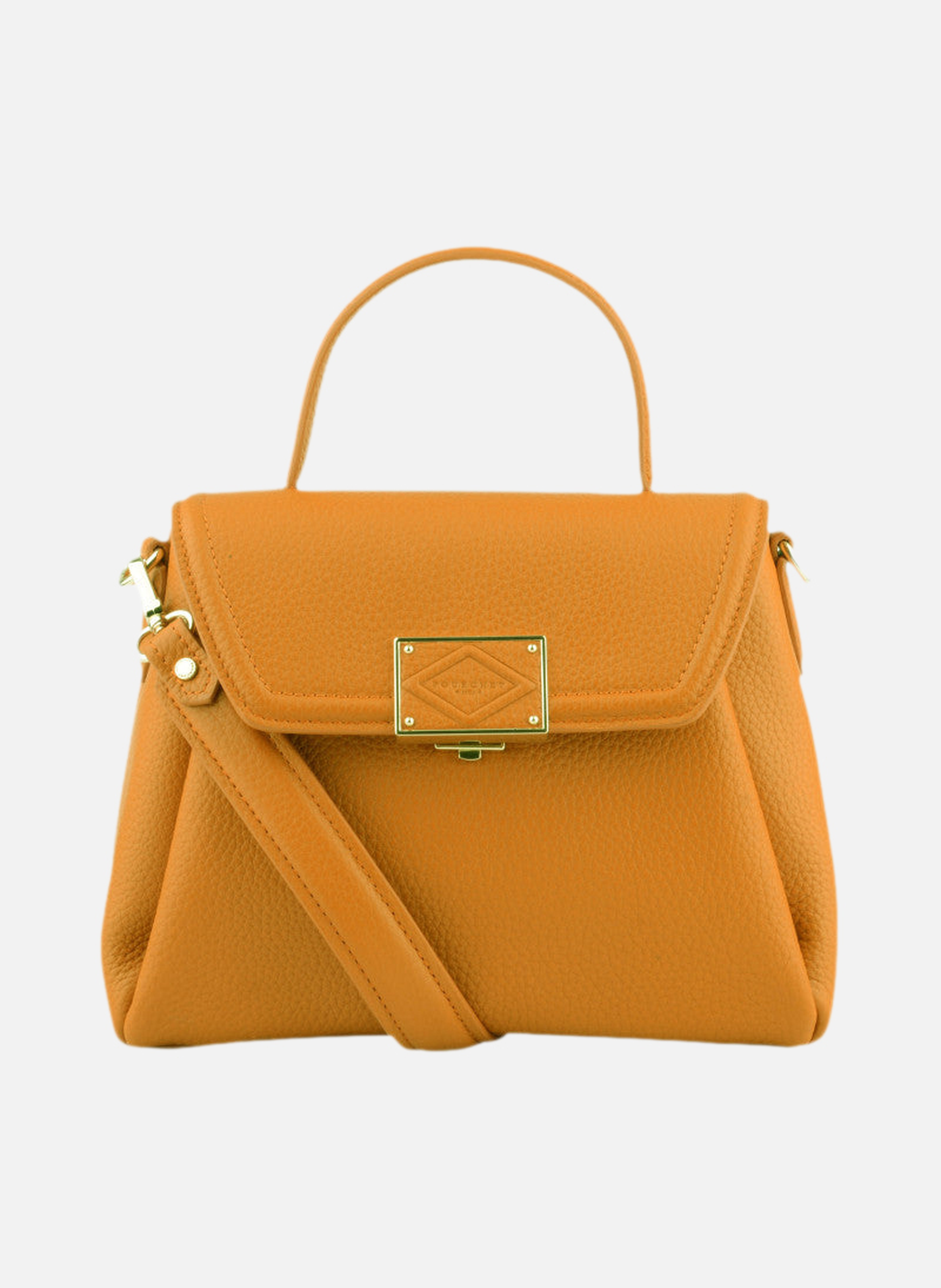 Carat | sac porté épaule en cuir de vachette POURCHET Jaune