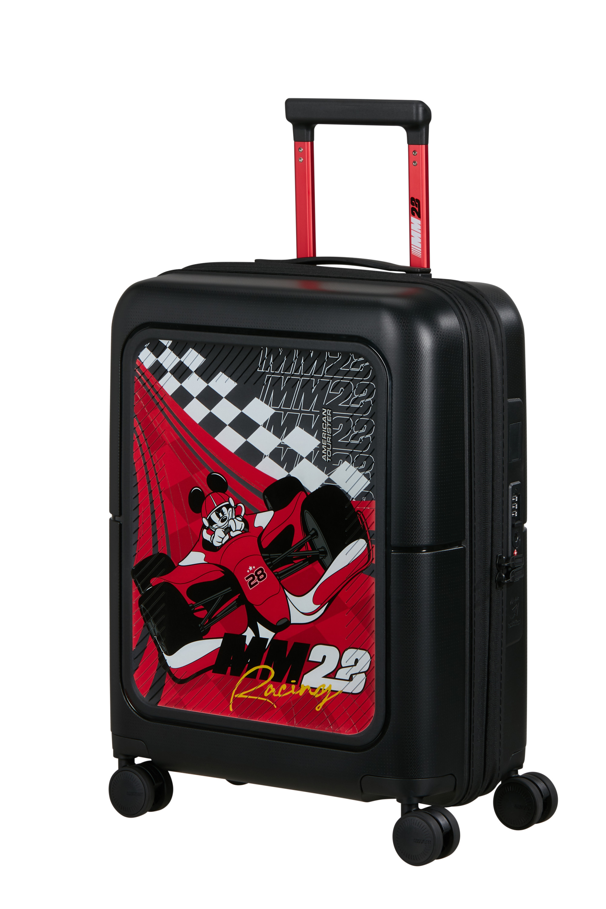 Dashpop disney valise 4 roues taille s  Racing mickey