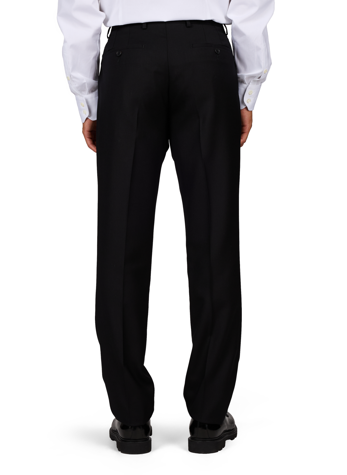 Costume deux pièces uni en laine PAUL SMITH Noir