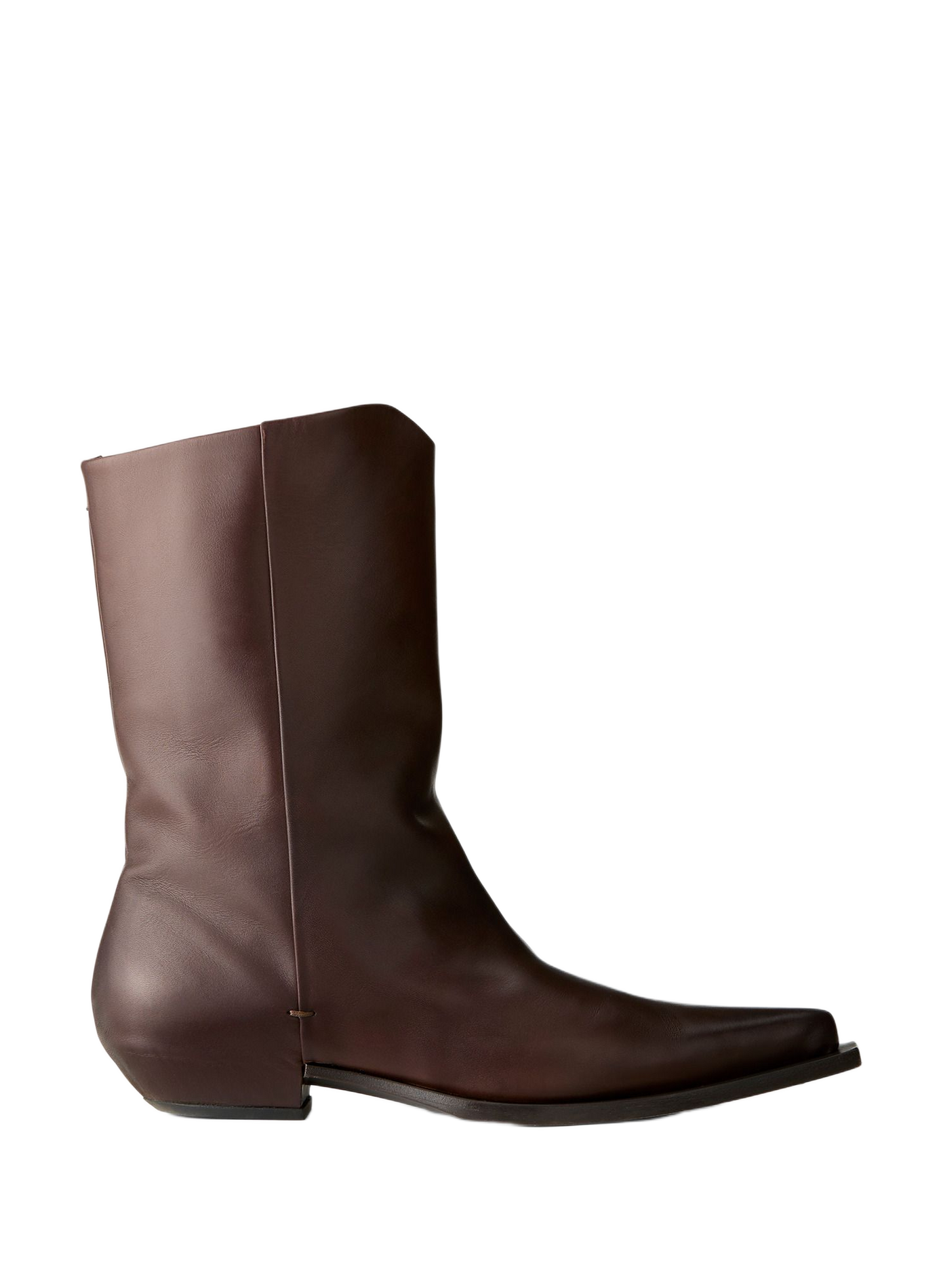 Cheer leather ankle boots CALVIN KLEIN COLLECTION Brown