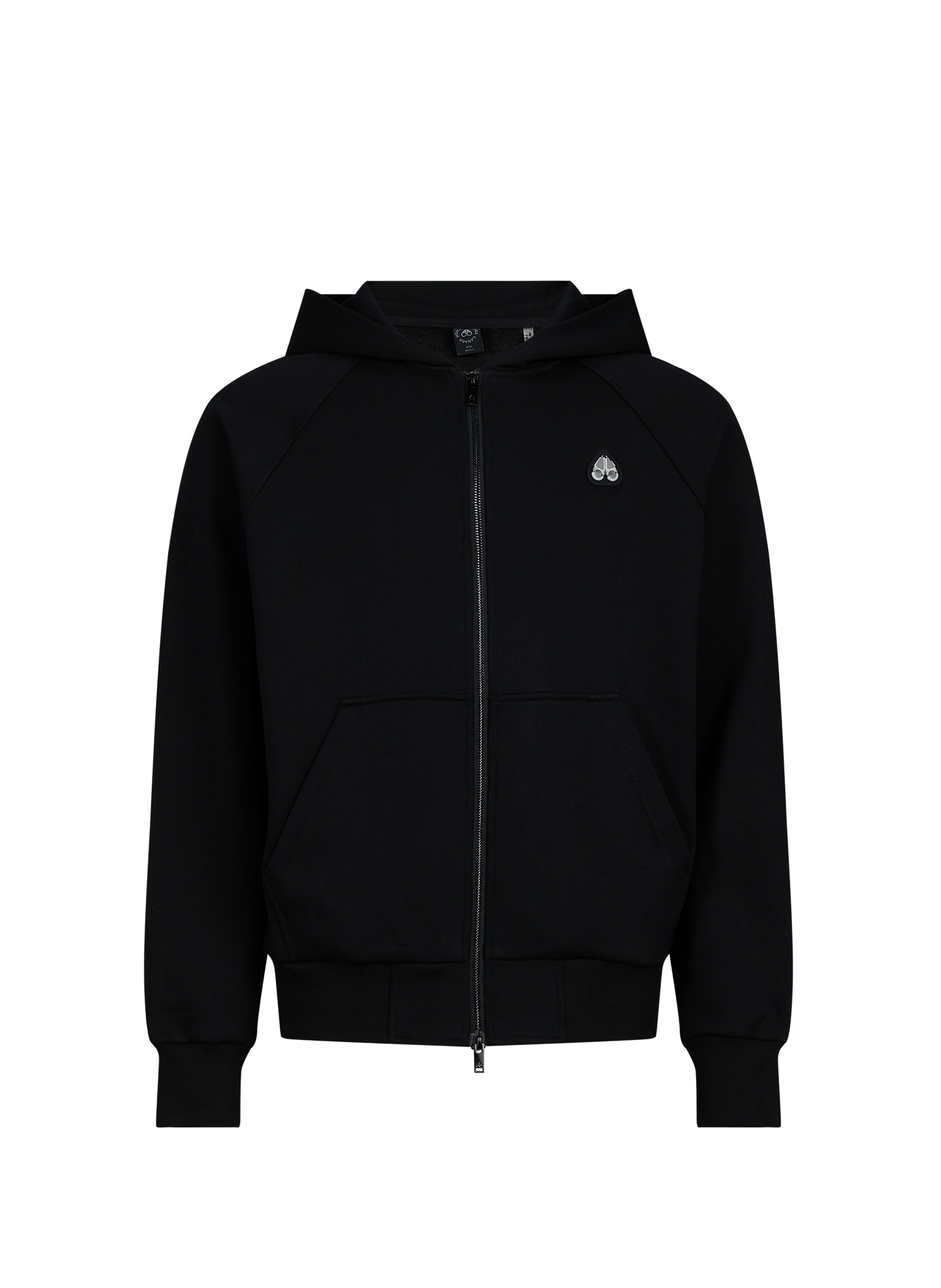 Kapuzenpullover aus Baumwollmischung MOOSE KNUCKLES Schwarz