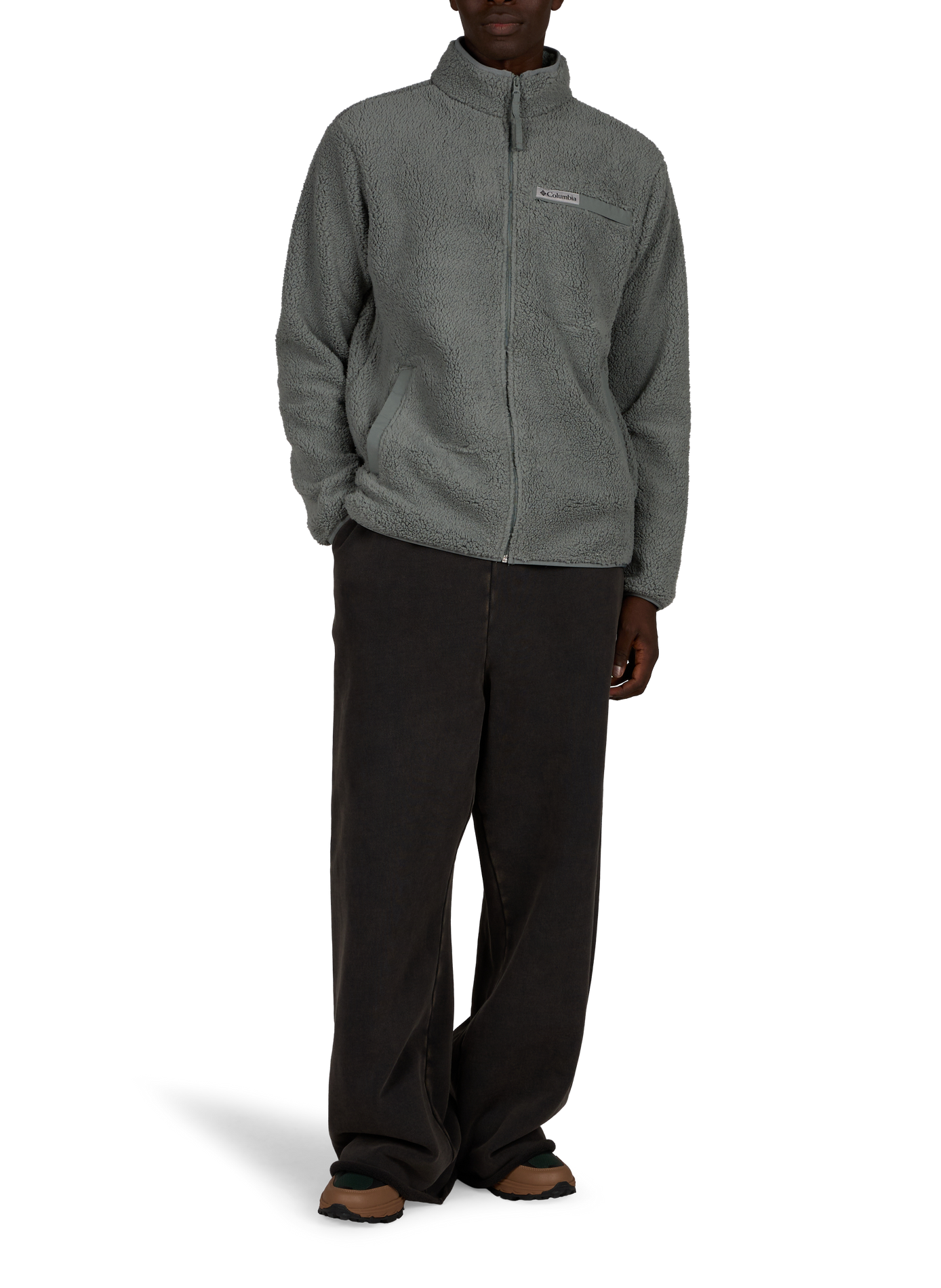 Oversized high-neck jacket COLUMBIA Grey