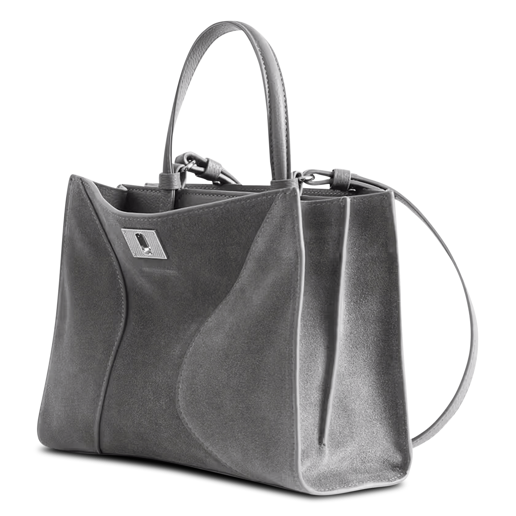 Jack Nano suède schoudertas ZADIG&VOLTAIRE Grijs
