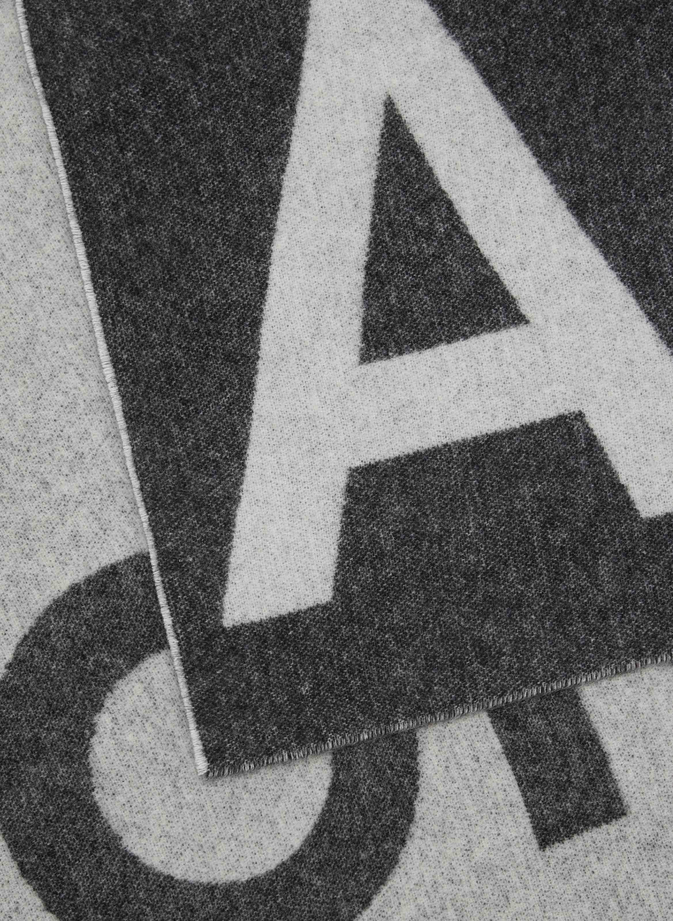 Écharpe logotypée en laine