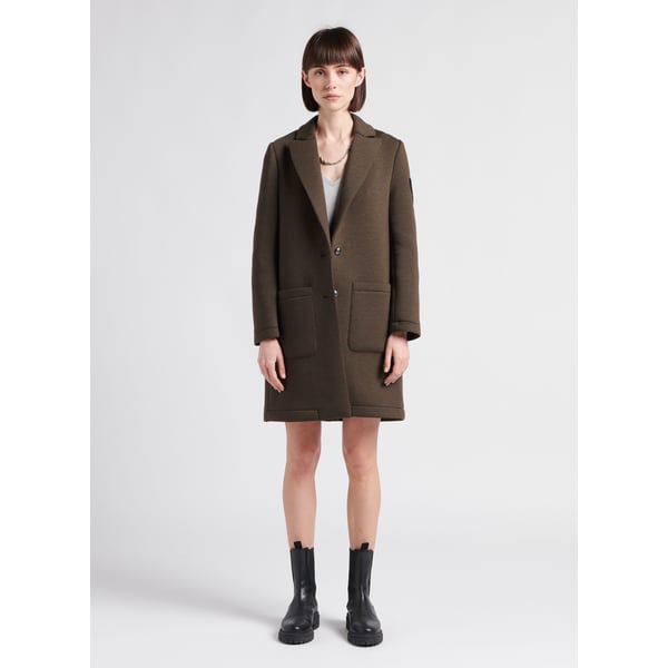 Manteau col tailleur