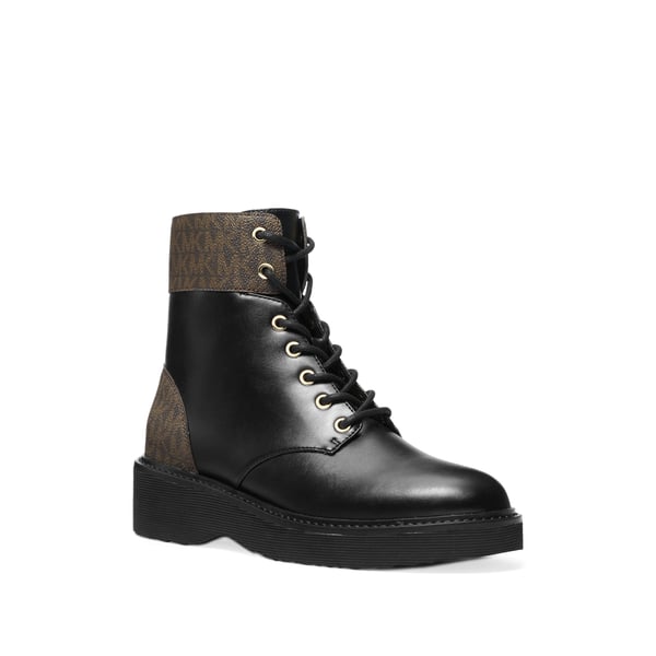 Bottines à imprimé monogramme