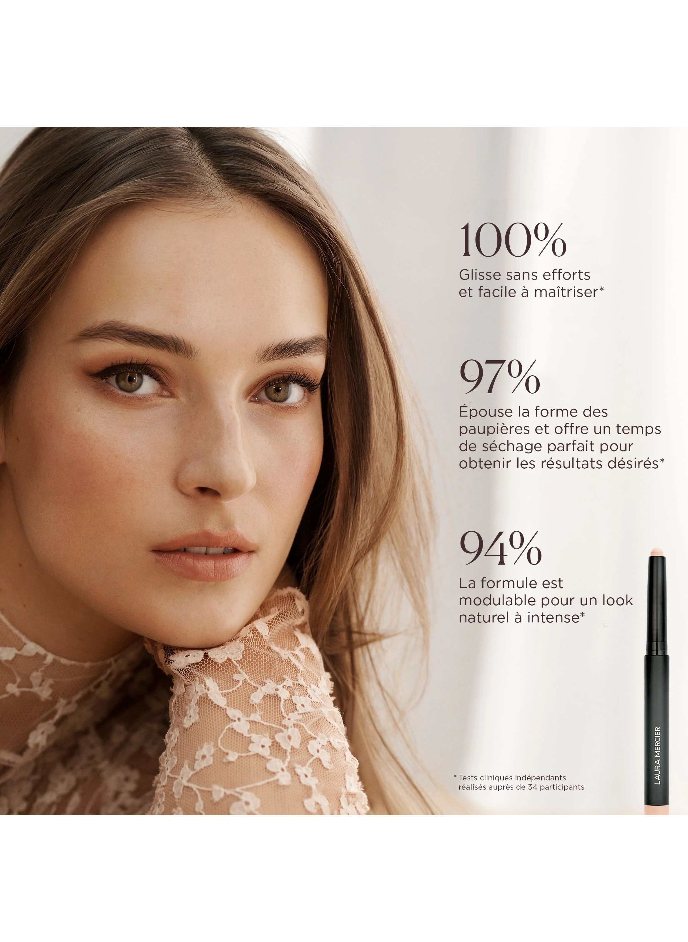 Caviar Stick Eye Shadow LAURA MERCIER Sepia