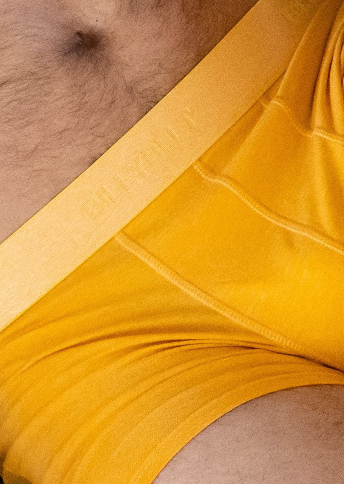 Boxer en coton biologique BILLYBELT Jaune