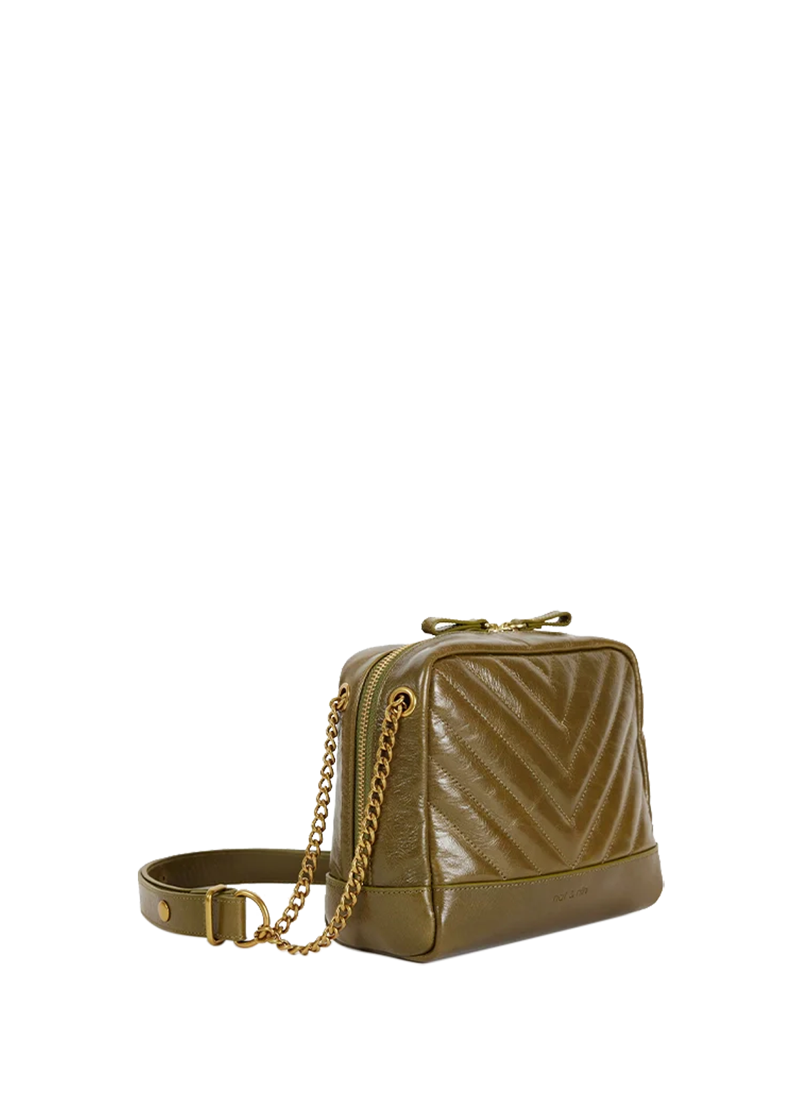 Rio leather bag NAT & NIN Green