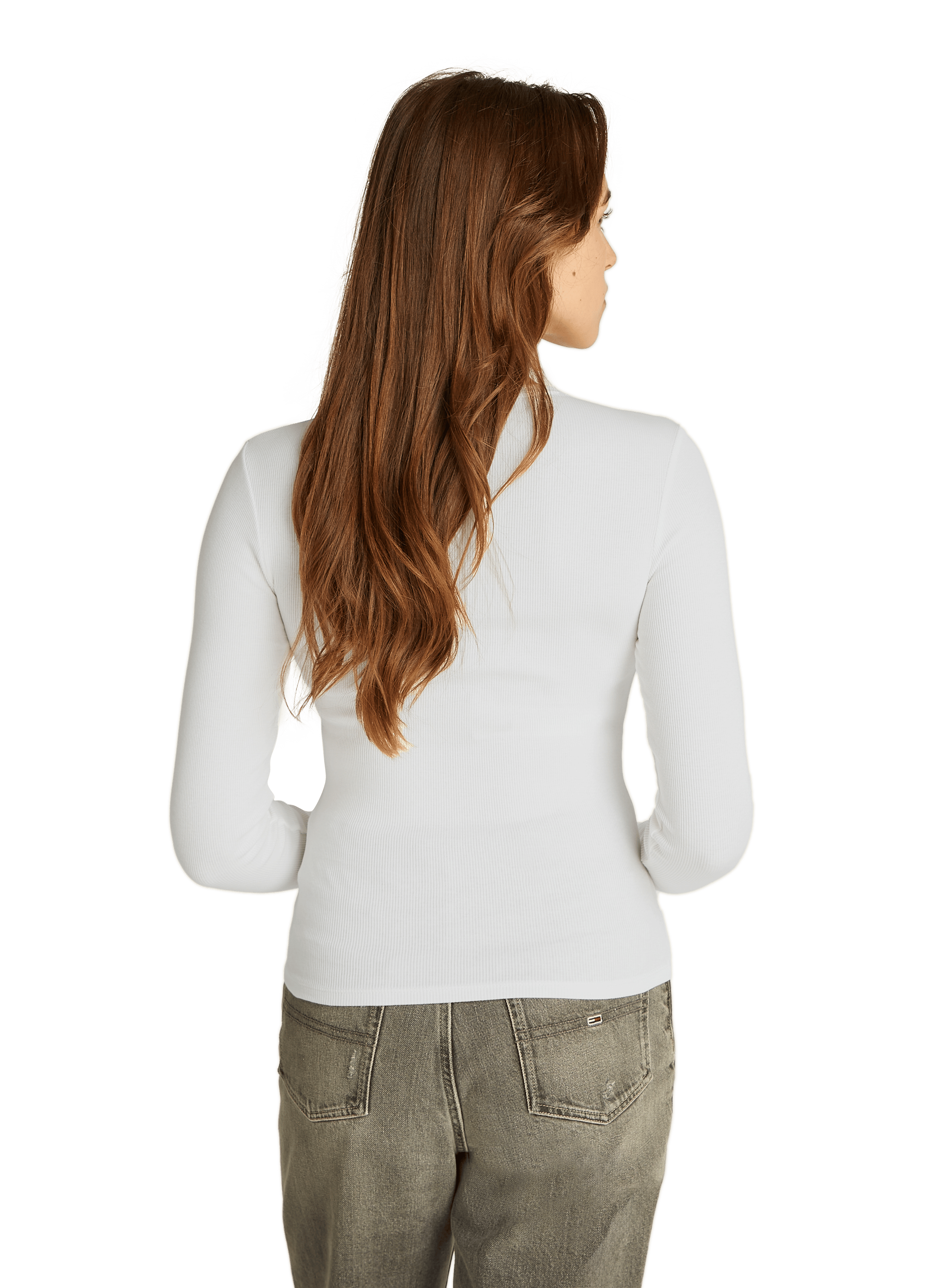 Top manches longues Blanc