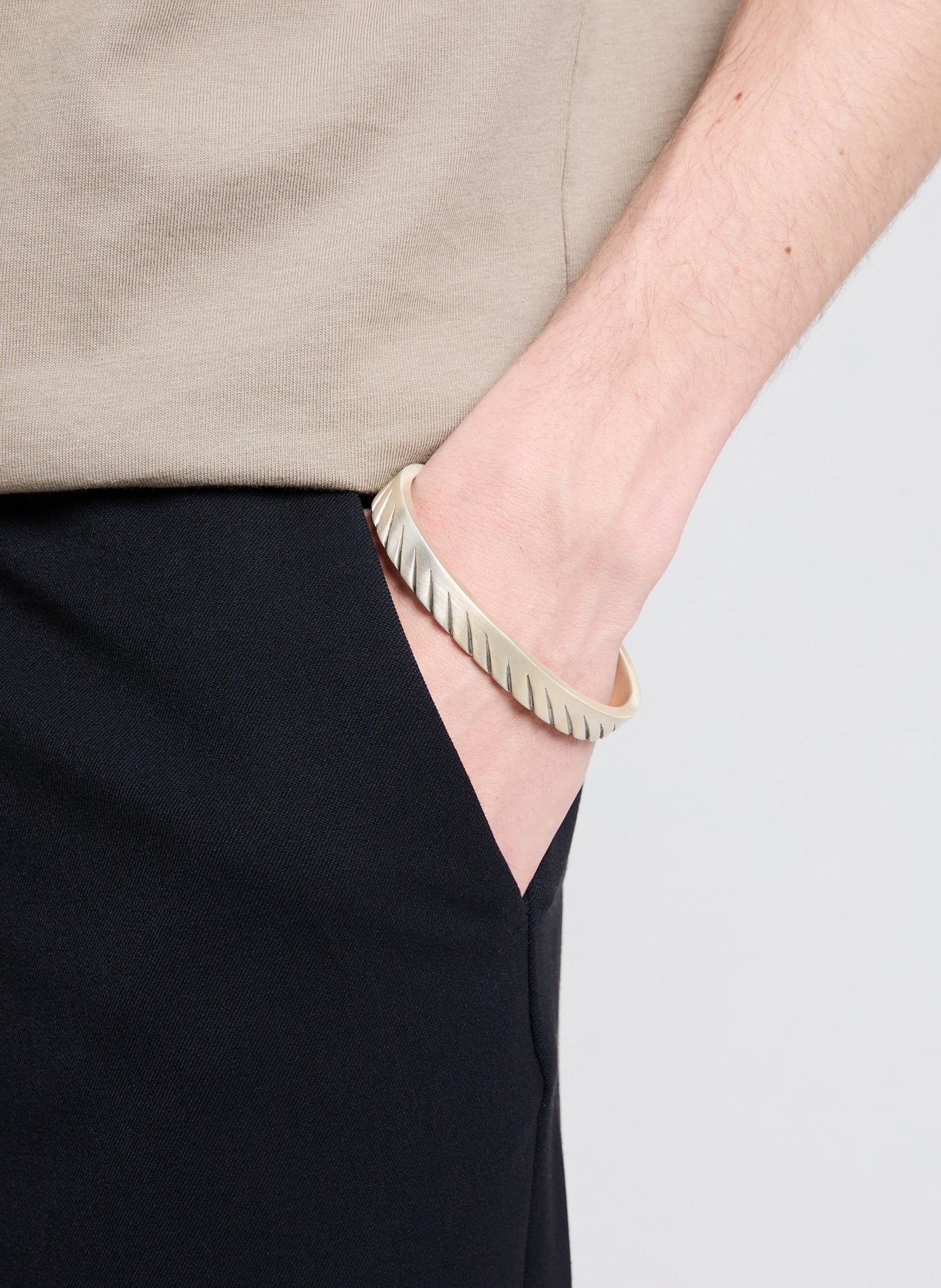 Bracelet manchette Crash ANNELISE MICHELSON Argent