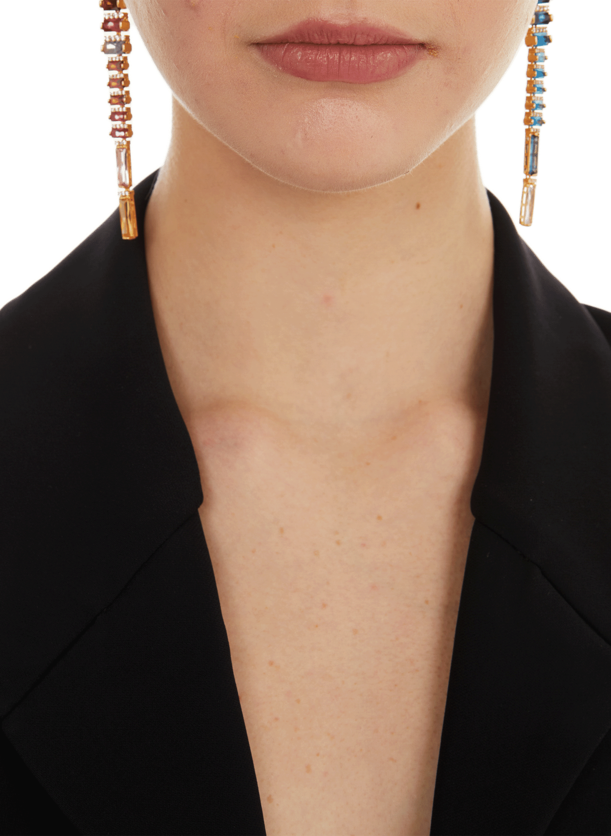 Blazer bi-matière MUGLER Noir