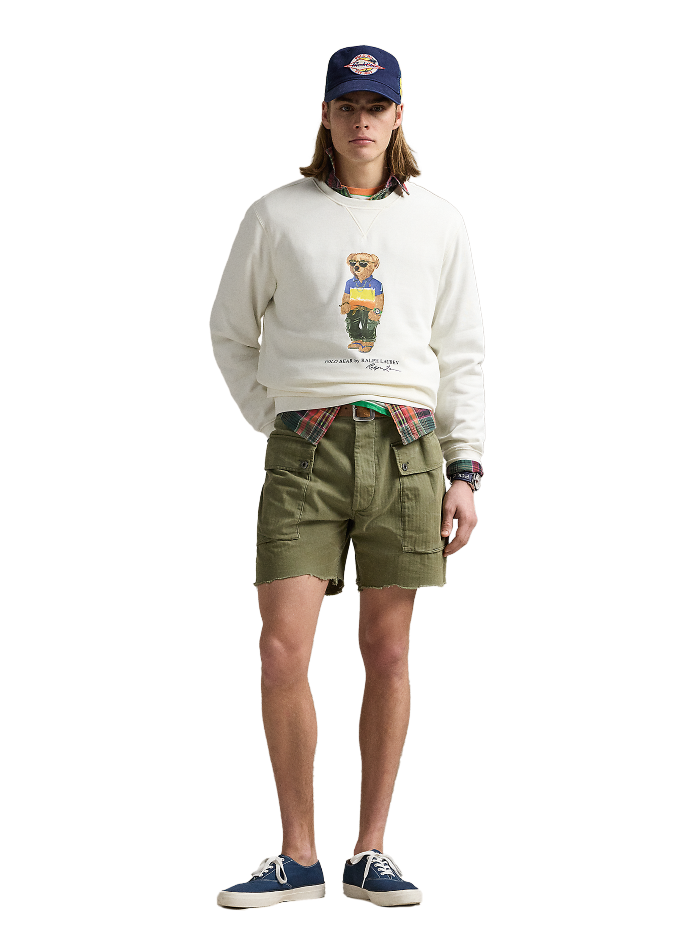 Sweatshirt en coton POLO RALPH LAUREN Blanc