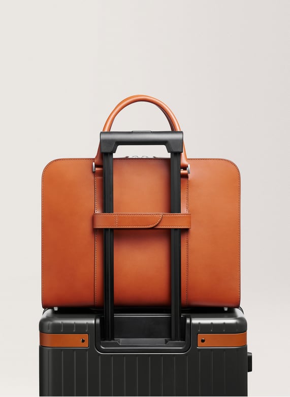 Attache 'smart Holder' En Cuir Vachetta Carl Friedrik Homme