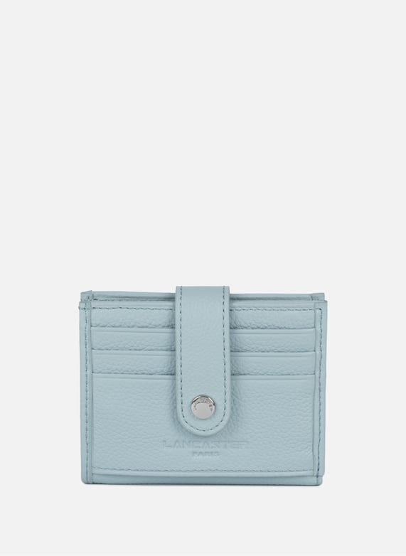 Porte-cartes - foulonné pm | Bleu by LANCASTER Porte-cartes - foulonné pm Bleu