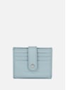 Porte-cartes - foulonné pm | Bleu by LANCASTER LANCASTER Porte-cartes - foulonné pm | Bleu