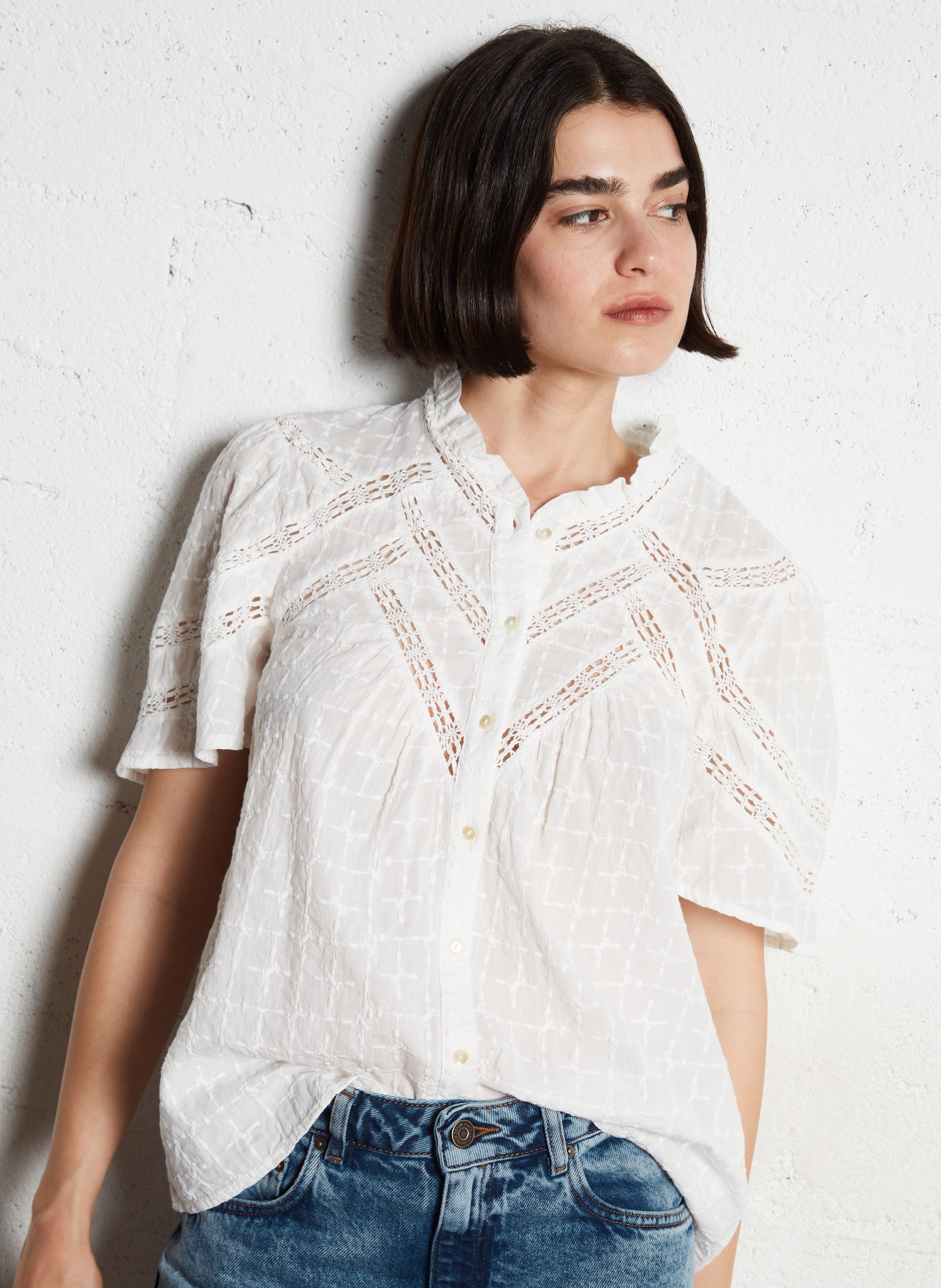 Chemisier Bash Chemise Blanche Blouse Blanche Bash Bash Paris Hira